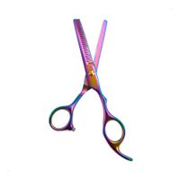 Tijera Entresacar 2T Tornasol Profesional Para Barbería