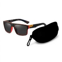 Quisviker Lentes De Sol Negro Rojo UV400 Unisex Polarizados