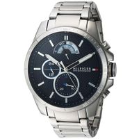 Reloj Tommy Hilfiger Cool Sport 1791348 Multifuncional Acero Inoxidable Plateado Azul