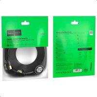 Cable De Red Hoco Us07 Cat6 Plano Cobre Puro Rj45 10mts