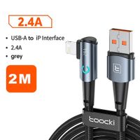 Cable Toocki Angulo 90° Carga Rapida 100w Usb A - Lightning
