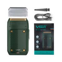 Afeitadora VGR V-353 Shaver Verde Recargable USB Profesional