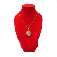Collar Elegante Para Mujer Modelo Dije Giratorio