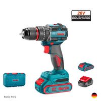 Taladro Percutor 10mm Inalámbrico 16V 2Ah Brushless RONIX 8661