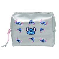 Cartuchera ARTESCO Silver Stitch Color Plateado