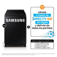 Lavadora Samsung AI Wash EcoBubble™ 21kg Negra WA80F21B9BPE