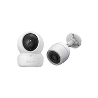 Kit Cámara seguridad Ezviz H3C Exterior + H6C Full HD Interior con movimiento