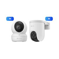 Kit Cámara seguridad Ezviz H8C 3K Exterior + H6C 3K Interior con movimiento