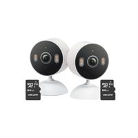 Kit de 2 Cámara de seguridad Tapo C113 2K 3MP + Micro SD 64GB Detección de IA