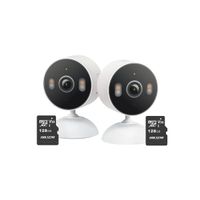 Kit de 2 Cámara de seguridad Tapo C113 2K 3MP + Micro SD 128GB Detección de IA