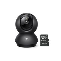 Cámara de seguridad Tapo C201 Full HD + Micro SD 128GB Interior Vision Nocturna 360°