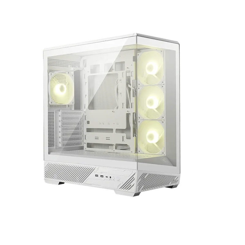 Case MSI MAG PANO 130R PZ White Mid-Tower Soporta Mini-ITX Micro-ATX ATX