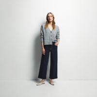 Jean Mujer Sfera Tiro Super Alto Culotte Azul Oscuro