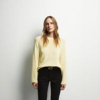 Jersey Punto Mujer Sfera Rayas Cintas Mx Color Amarillo