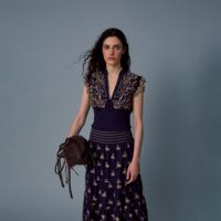 Blusa Mujer Sfera Corse Bordados Marino