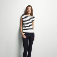 Top Punto Mujer Sfera Manga Sisa Blanco