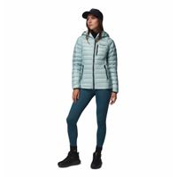 Casaca Para Mujer de Plumas Con Capucha Arctic Crest™ Celeste Vestuario