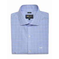 Camisa M/L Algodón Para Hombre Wf Pc Azul Rockford