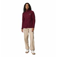 Casaca Para Mujer Con Cierre Completo Sweater Weather™ II Guinda Vestuario