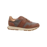 Zapatilla Para Mujer Cuero Bonete Marrón Rockford