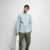 Camisa Hombre Sfera Estrutura Slim Verde