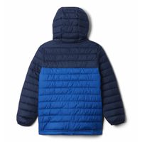 Casaca Para Niño Sintética Con Capucha Powder Lite™ II Azul Vestuario