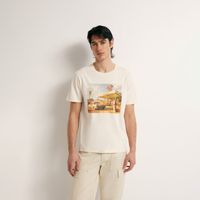 Polo Hombre Sfera Gas Station Blanco
