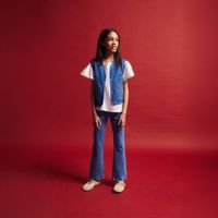 Jean Niña Sfera Flare Azul Lavanda