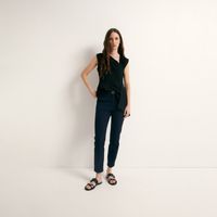 Pantalon Mujer Sfera Saten Basico Mx Color Negro