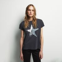 Polo Mujer Sfera Lentejuelas T-1 Azul Claro