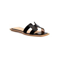 Sandalias Para Mujer Cuero Sofia Negro Hush Puppies