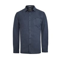 Camisa M/L Tencel Para Hombre Tencel Azul Rockford