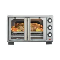 Horno con freidora de aire Oster puerta francesa 25L