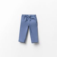 Pantalon Bebe Niño Sfera Algodon Espiga Cordo Azul