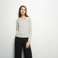 Polo Mujer Sfera Pieza Estampada Crudo