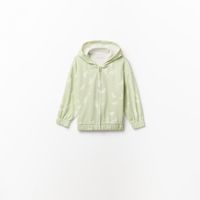 Polera Niña Sfera Abierta Aop Verde Claro