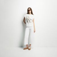 Polo Mujer Sfera Mc Jaretas Pechera Bic Blanco