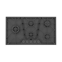 Placa Gas Tramontina Penta Glass Black Series 5GG 90 cm