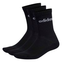 Medias Deportivas Adidas C Lin Crew 3P Ic1301 Negro