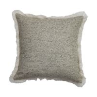 Cojin Flecos Gris 45 x 45 Cm