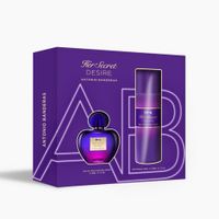 Set De Perfume Mujer Antonio Banderas Her Secret Desire Edt 80 ML + Desodorante 150 ML
