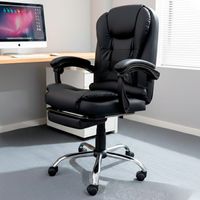 Silla de Oficina Gerencial Negra Sillium SEG420001