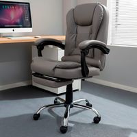 Silla de Oficina Gerencial Gris Sillium SEG420002