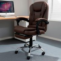 Silla de Oficina Gerencial Marron Oscuro Sillium SEG420003