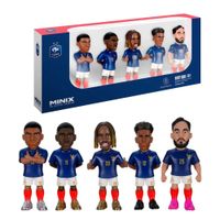 Pack X5 Figuras Coleccionables Minix World Cup Francia 7Cm