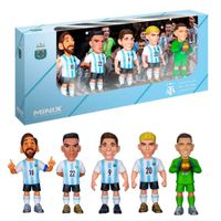 Pack 5 Figuras Coleccionables Minix World Cup Argentina 7Cm