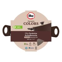 Olla 24 Cm Aluminio Ceramic Colors Mocka Ilko