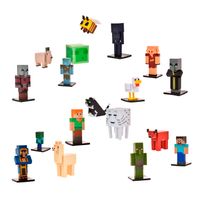 Set 3 Figuras Toppeez Minecraft 6 Cm