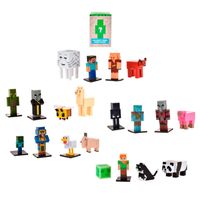 Set De 5 Figuras Sorpresa Toppeez Minecraft 6 Cm