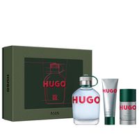 Set Perfume Hugo Boss Man Hombre Edt 125Ml + Shower Gel 50Ml + Desodorante 75Ml